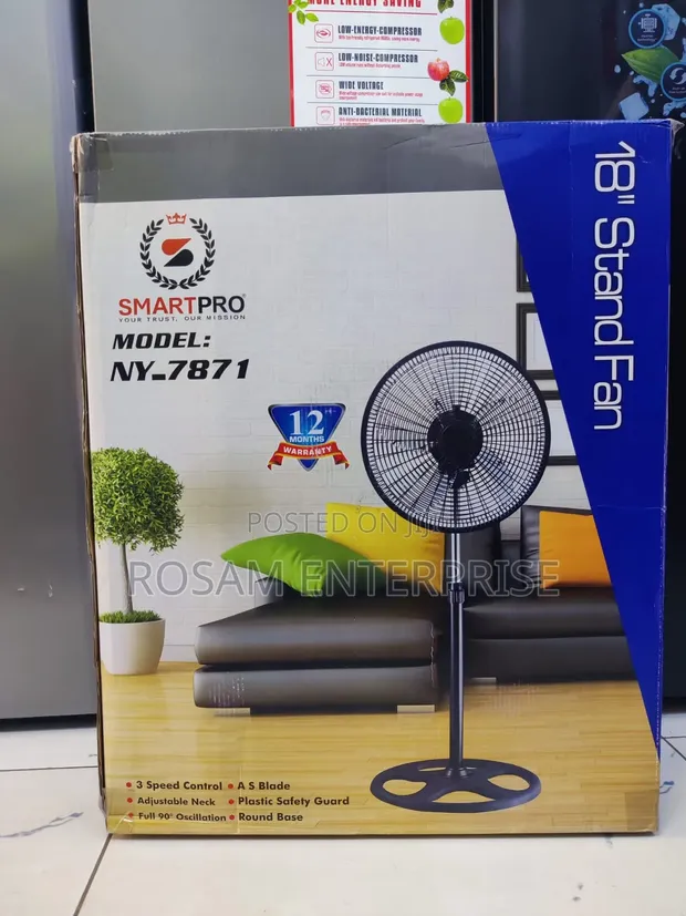 Smartpro Stand Fan 18" - 1