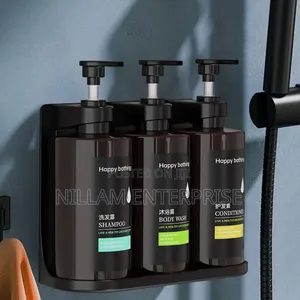 3pcs Luxury Wall Mounted Soap Dispensers