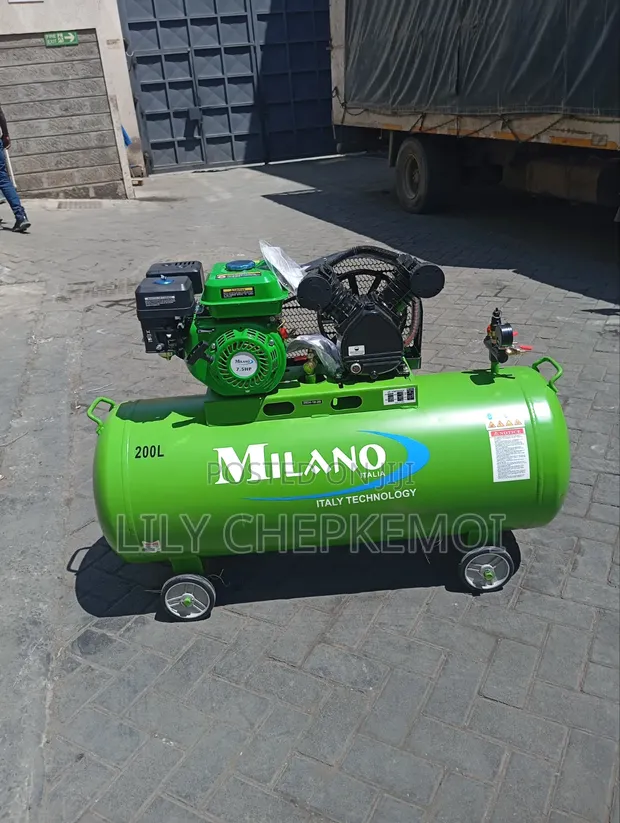 Milano Compressor ya Hewa ya Petroli 200L - 1