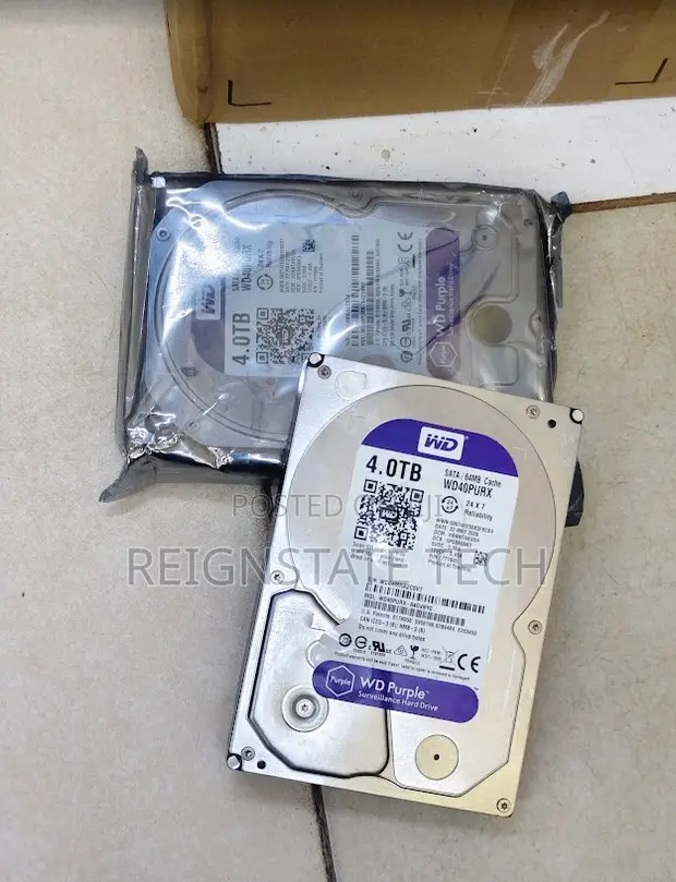 4TB WD Purple Surveillance HDD - 1