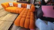 Orange Bubble L-Shape Sofa - 6 Seater - 3