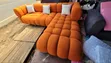 Orange Bubble L-Shape Sofa - 6 Seater - 4