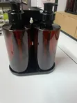 Seti ya Vipampu 2 vya Sabuni vya Kuwekwa Ukutani (300ml x 2) - 4