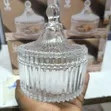 Classy Glass Sugar Dish - 1