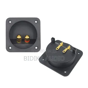 Jialun 2-Way Square Speaker Terminal Box (Gold Plated Copper)