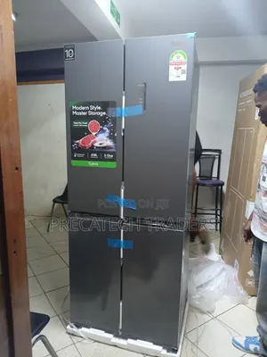 Syinix 421L Glass Four-Door Refrigerator - Total No Frost