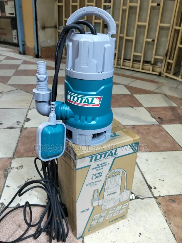 Total Sewage Pump 1 HP 8m kwa ajili ya Mifereji - 1