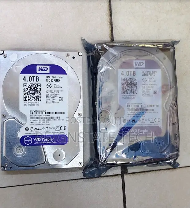 4TB WD Purple HDD kwa CCTV - 1