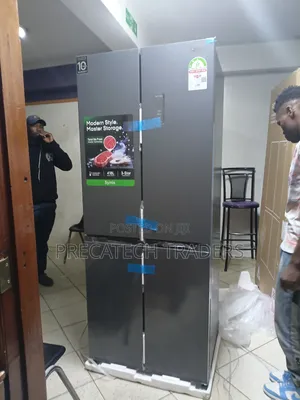 Syinix 421L Premium Glass Fridge - Digital Touch Display