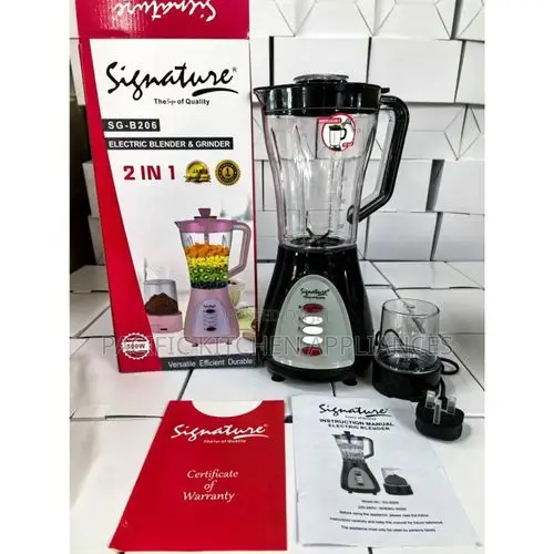 Signature 2-in-1 Electric Blender with Grinder (500W) - 1