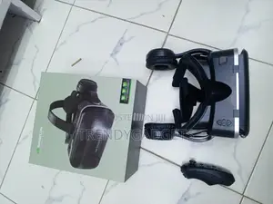 SHINECON Mobile VR Headset with 3D Glasses and Controller