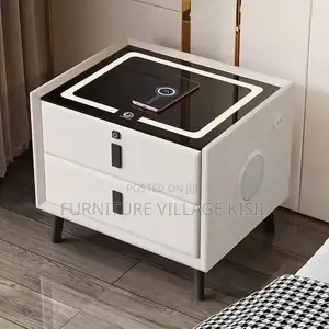 Modern Two-Tone Bedside Cabinet