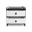 Modern Two-Tone Bedside Cabinet - 4
