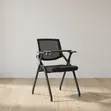 Ergonomic Black School Writing Chair with Mid Backrest - 5