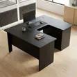 L-Shaped 1.4m Ofisi Desk Iliyobinafsishwa - 4
