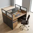 2-Person Office Workstation Table - 2