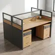 2-Person Office Workstation Table - 5