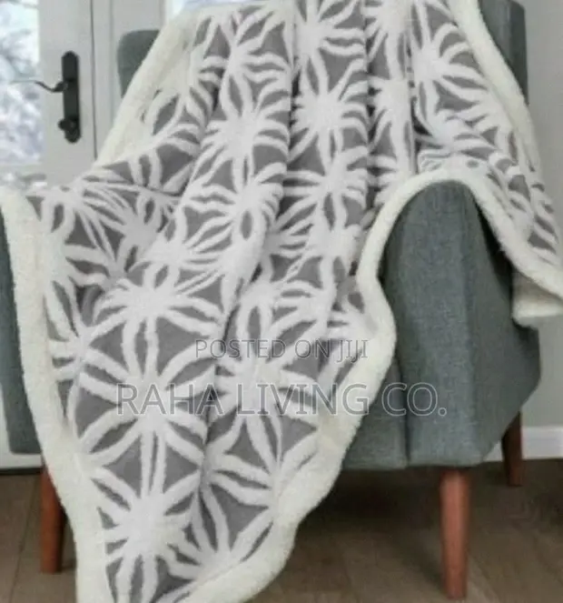 Sherpa Throw Blanket | Patterned | 200x230cm | 3 Colours - 1