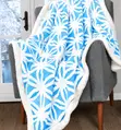 Sherpa Throw Blanket | Patterned | 200x230cm | 3 Colours - 3