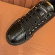 Dolce & Gabbana Crocodile-Pattern Leather Sneakers - 4