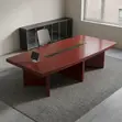 Meza ya Mkutano ya Mahogany 3000mm - 4