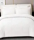 Set ya Duvet yenye Tuft | Nyeupe | Extra King 7x8 8x8 | Vipande 6 - 2