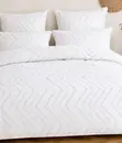 Set ya Duvet yenye Tuft | Nyeupe | Extra King 7x8 8x8 | Vipande 6 - 3