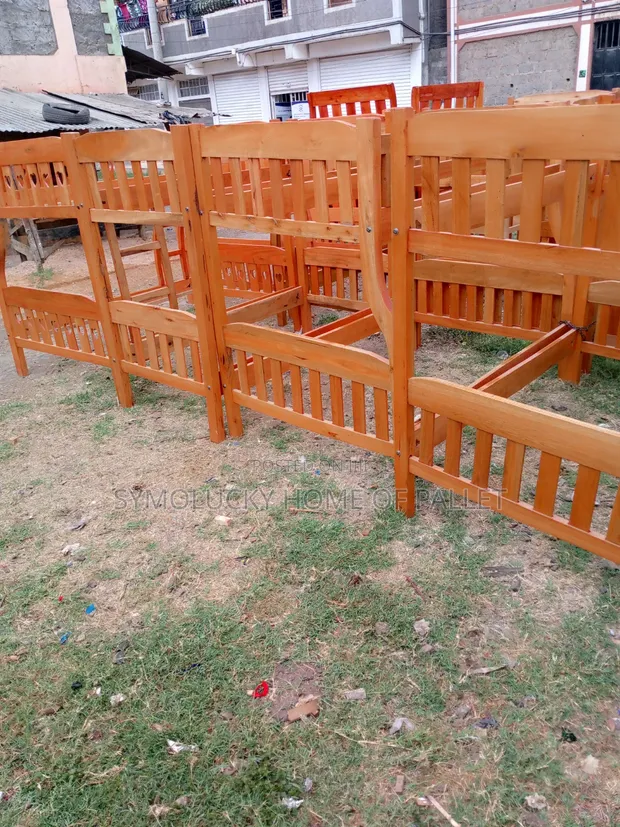 Mexcan Double Decker Hardwood Bed (4x6 & 3.5x6) - 1