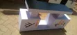 TV Stand with Marble Top Design - 1