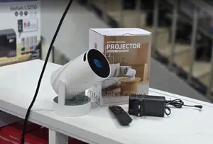 HY300 Pro Max Portable Projector - Built-in Battery, Android OS