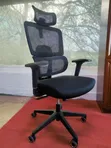 Kiti cha Ofisi cha Ergonomic cha Mesh chenye Kiti cha Kichwa Kinachoweza Kurekebishwa - 2