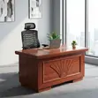 Meza ya Kuandikia ya Mahogany Iliyoimarishwa 1200mm - 2