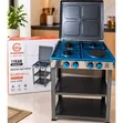 Eurochef Deluxe Gas Stove EC-6073 2+1 Hybrid - 1
