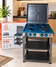 Eurochef Deluxe Gas Stove EC-6073 2+1 Hybrid - 2