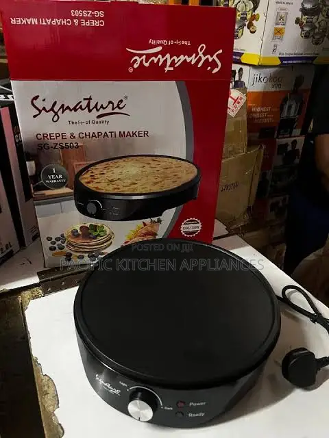 Signature Nonstick Electric Crepe & Chapati Maker 30cm - 1