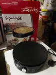 Signature Nonstick Electric Crepe & Chapati Maker 30cm - 1