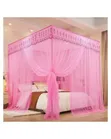4 Stand Pink Mosquito Net na Stands za Metallic - 2