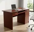 Modern Wooden Office Desk - Brown - 2