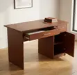 Modern Wooden Office Desk - Brown - 4