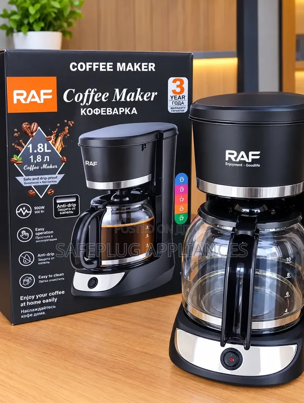 RAF 1.8L Coffee Maker Mpya - Ofa Maalum - 1