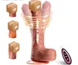 Dildo ya Remote Control - Inapasha Joto, Inatetema & Ina Msingi wa Kunyonya - 2
