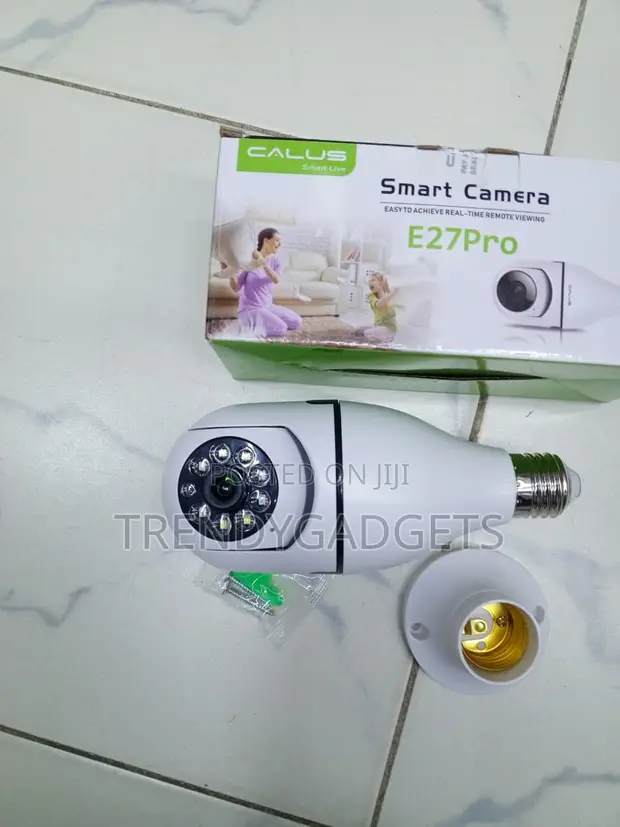 CALUS Kamera ya Balbu Smart E27 yenye PTZ Rotation - 1