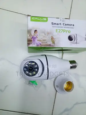 CALUS Kamera ya Bulb ya WiFi ya Panoramic 360° yenye Night Vision