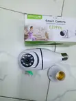 CALUS Kamera ya Bulb ya WiFi ya Panoramic 360° yenye Night Vision - 1