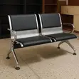 2 Seater Leather Padded Airport Waiting Bench - 3
