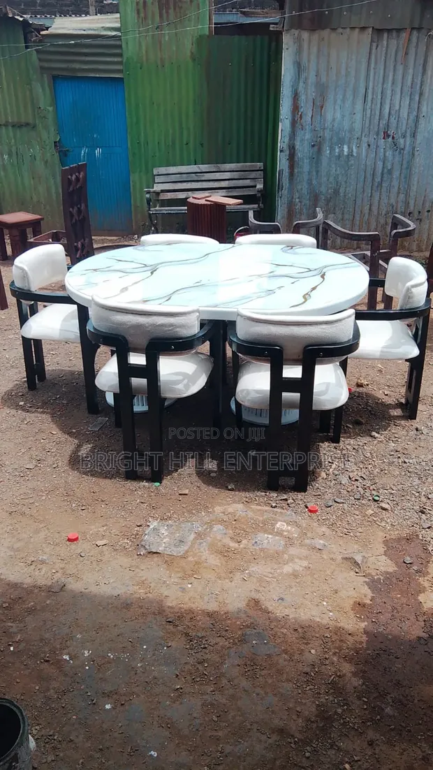 Set ya Dining ya Kifahari ya Watu 6 - 1