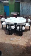 Set ya Dining ya Kifahari ya Watu 6 - 1