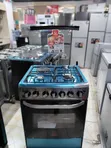 Jiko la Eurochef 60x60 Likiwa na Gesi 3 + Plate Moja ya Umeme - 1