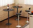 Tamco Round Height Adjustable Cocktail Table - 2
