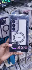 Glittery Purple Magnetic Phone Case for Samsung Galaxy S25 FE - 1